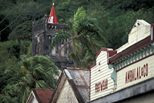 Images Dated 28th January 2004: Fiji, Ovalu, Levuka First capital of Fiji, 1874; frontier storefronts