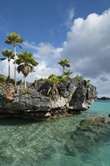 Images Dated 20th October 2014: Fiji, Southern Lau Group, Island of Fulanga. Scenic lagoon located inside volcanic caldera