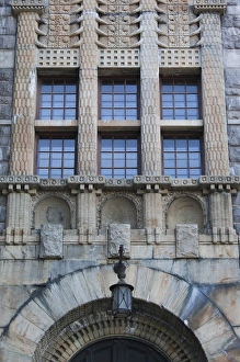 Baltic Prints: Finland, Helsinki, Kansallimuseo, National Museum of Finland, main entrance
