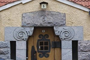 Art Nouveau Prints: Finland, Helsinki, Katajanokka Island, Art Nouveau building detail