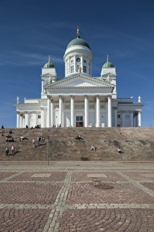 Images Dated 10th June 2010: Finland, Helsinki, Senate Square, Senaatintori, Tuomiokirko, Lutheran Cathedral