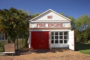 South Is Prints: Fire Station, Founders Heritage Park, Nelson, South Island, New Zealand