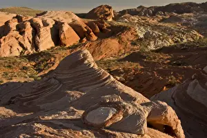 Fire Wave; Sunset; Valley of Fire State Park; Nevada; USA