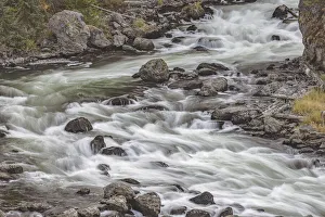 Firehole Canon Drive Prints: Firehole River, Firehole Canyon drive, Yellowstone National Park, Wyoming