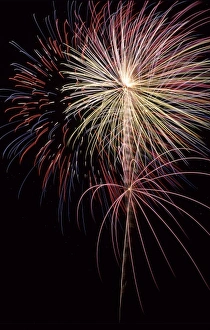 Fireworks display, Maine, USA