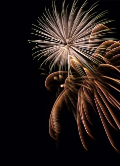 Work Prints: Fireworks display, Maine, USA
