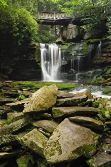 West Virginia Prints: First or Upper Ekalaka Falls, Blackwater Falls State Park, West Virginia