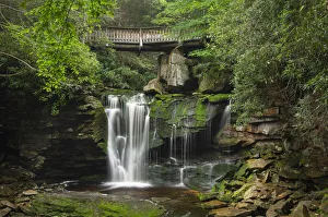 Images Dated 13th January 2020: First or Upper Ekalaka Falls, Blackwater Falls State Park, West Virginia