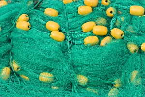 Still Life Prints: Fish net on the shore of Sayram Lake, Yining (Ghulja), Xinjiang Province, China