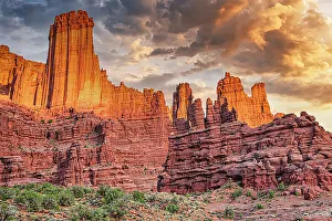 Fisher Tower Prints: Fisher Tower outside Moab Utah