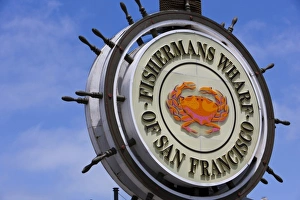 Fishermans Wharf Sign at Pier 39 - San Francisco, California