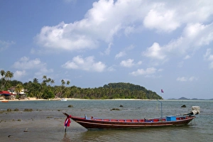Paradise Prints: Fishing boat in the Gulf of Thailand on the island of Ko Samui, Thailand