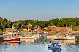 Images Dated 2023: Fishing boats in harbor in Bernard, Maine, USA