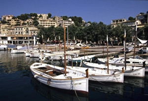 Majorca Prints: Fishing boats, Puerto Soller, Majorca, Spain