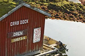 Fishing dock, Tofino, Clayoquot Sound, Vancouver Island, British Columbia