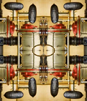 Abstract Collection: Fishing reel abstract