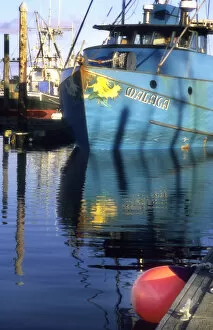 Images Dated 15th November 2007: Fishing trawler in harbor in Westport, Washington