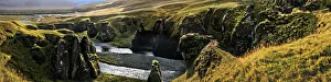 Southern Region Prints: Fjadrargljufur canyon in southern Iceland
