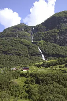 Images Dated 9th January 2004: From Flam Railway, Flamsbanna Flam; situated in the innermost part of the Sognefjord