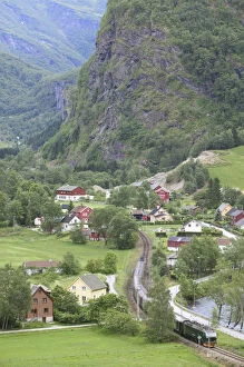 Images Dated 9th January 2004: The Flam Railway - an incredibel train journey from the mountain station at Myrdal