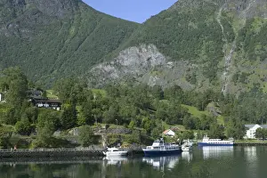 Anchor Prints: Flam; situated in the innermost part of the Sognefjord surrounded by high mountains