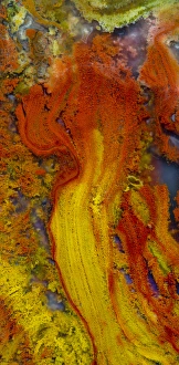 Natural Pattern Prints: Flame Agate, Sammamish, WA