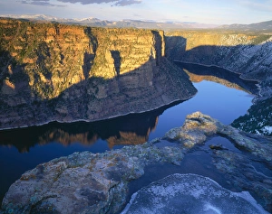 Winding Prints: FLAMING GORGE NATIONAL RECREATION AREA, UTAH. USA. View of Flaming Gorge Reservoir