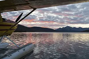 Aviation Prints: A floatplane in scenic Takahula Lake located along the National Wild and Scenic River