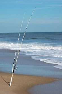 Images Dated 28th February 2005: Florida, fishing along the Canaveral National Seashore