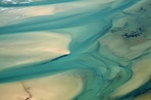Foreshore Prints: Flow Patterns in Estuary, Sawyer Bay, near Stanley, Northwest Tasmania, Australia
