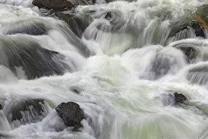Firehole Canon Drive Prints: Flowing water in Firehole River, Yellowstone National Park, Wyoming
