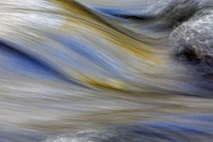 Images Dated 13th June 2018: Flowing water and spring colors reflected on stream, Great Smoky Mountains National Park