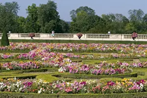 Formal Garden Prints: The formal gardens at The Palace of Versailles at Versailles in the department of Yvelines