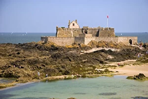 Fort du Petit Be at the Bastille of Brittany at Saint-Malo in Brittany