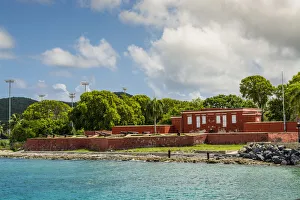Images Dated 24th April 2019: Fort Frederik Museum Historic Site, downtown Frederiksted, St. Croix, US Virgin Islands