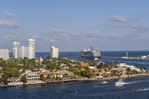 Images Dated 24th April 2010: Fort Lauderdale, Port Everglades, Florida, USA, Holland America, Noordam, cruise ship
