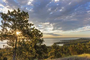 Images Dated 30th June 2018: Fort Peck Reservoir from The Pines near Fort Peck. Montana, USA