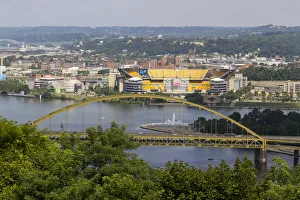 Pennsylvania Prints: Fort Pitt Bridge, Pittsburgh, Pennsylvania, USA