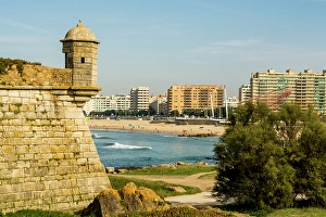 Fort of Sao Francisco Xavier or Castelo do Queijo on Douro River, Porto, Portugal