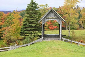 Vermont Prints: The Foster Covered Bridge in Cabot, Vermont
