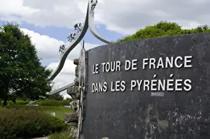 Images Dated 29th May 2008: France, Aire des Pyrenees. Tour de France monument between Tarbes and Pau (aka Le