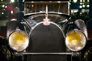 <b class=qtipBold><figcaption>FRANCE, Alsace</figcaption></b><br>FRANCE, Alsace (Haut Rhin), Mulhouse: Musee National de l'Automobile: Collection SchlumpfBugatti Grille<br><em>© Copyright WALTER BIBIKOW / DANITA DELIMONT, AGENT</em> FRANCE, Alsace