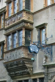 Images Dated 12th February 2005: FRANCE-Alsace (Haut Rhin)-Colmar: Maison des Tetes (House of the Heads) - Ornate Renaissance