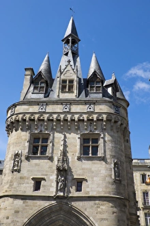 Images Dated 20th May 2015: France, Aquitaine Region, Gironde Department, Bordeaux, Porte Cailhau, city gate, b. 1495