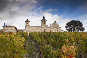 Images Dated 31st October 2010: France, Aquitaine Region, Gironde Department, Haute-Medoc Area, St-Estephe, Chateau