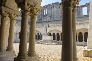 Images Dated 11th May 2015: France, Arles, Abbey of Saint Peter of Montmajour