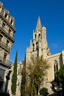 France, Avignon, Provence, Gothic exterior of St. Pierre church