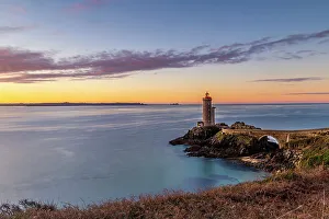 Lookout Prints: France, Brittany. Finisterre, Plouzane. Petit Minou Lighthouse