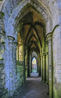 Strength Prints: France, Brittany, Plougonvelin. Ruins of the Abbey of Saint Mathieu