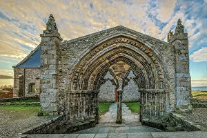 Strength Prints: France, Brittany, Plougonvelin. Ruins of the Abbey of Saint Mathieu